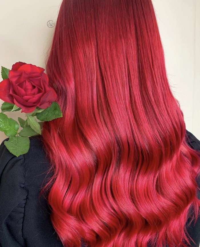 Red hair bold creative vivid outgoing