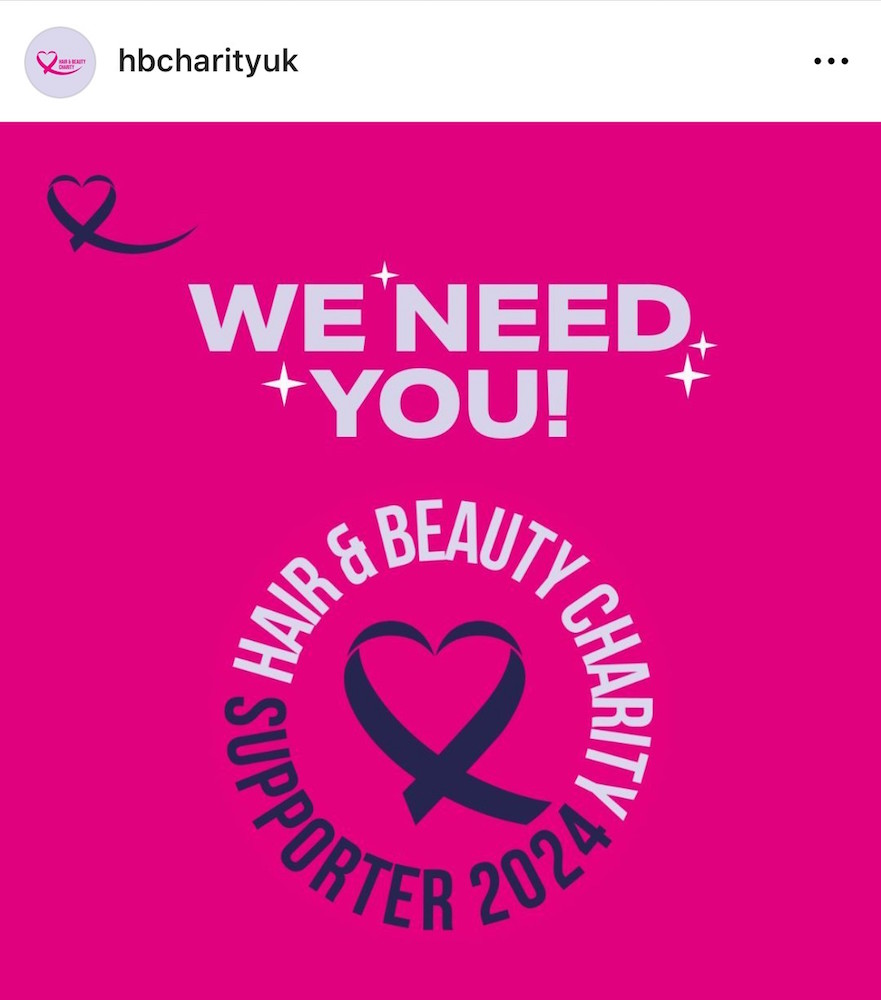 Hair & Beauty Charity launches Supporter’s Campaign