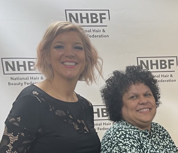 Caroline Larissey with Louise Fordham