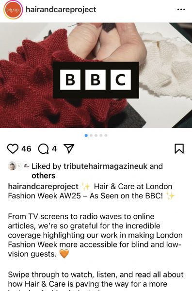 BBC coverage of the Chet Lo show with Hair & Care